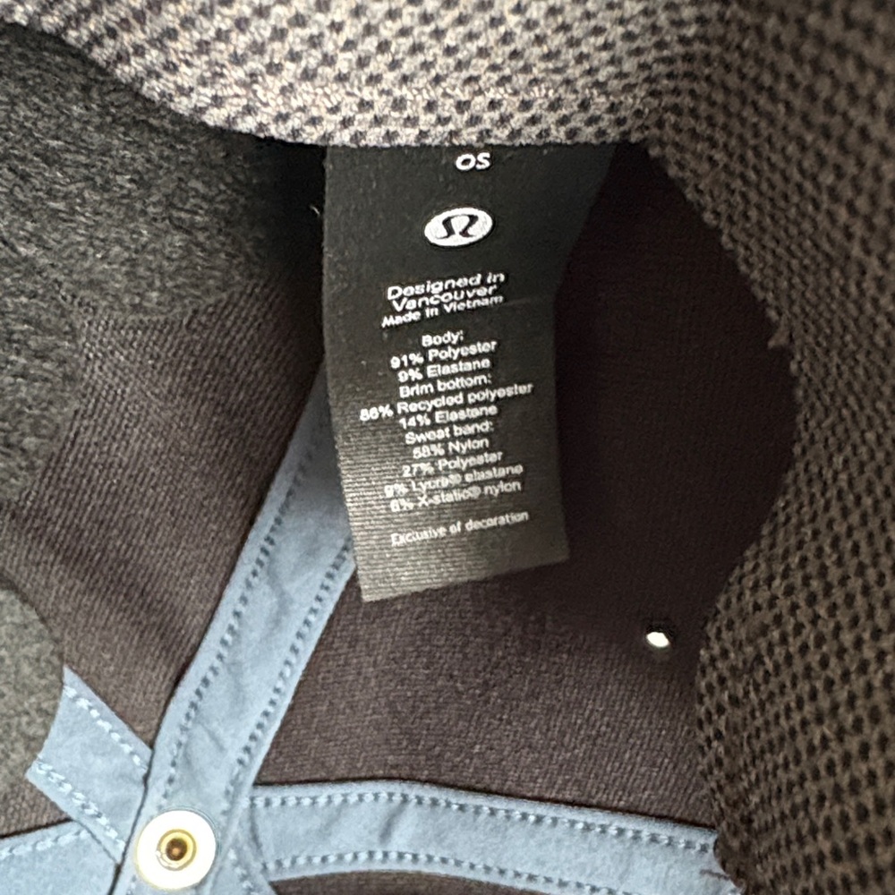 Lululemon Men’s Slate Blue Days Shade Baseball Cap - Picture 5 of 5